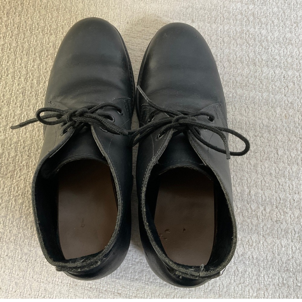 Biltrite Mens Black Leather Steel Toe Chukka Boots 6.5 Oil Resist ANSI Z41.1-91 - Picture 15 of 15